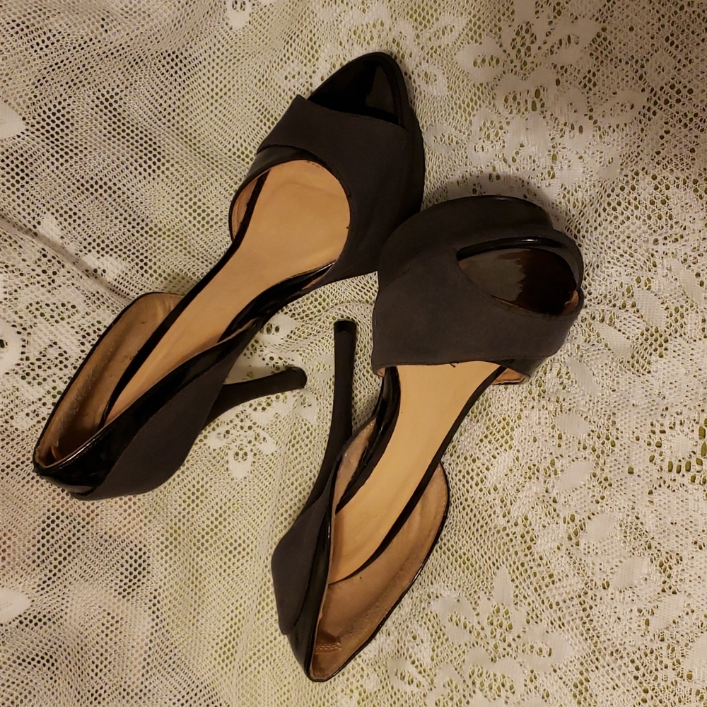 Cupid Peep Toe Heels Sz 6